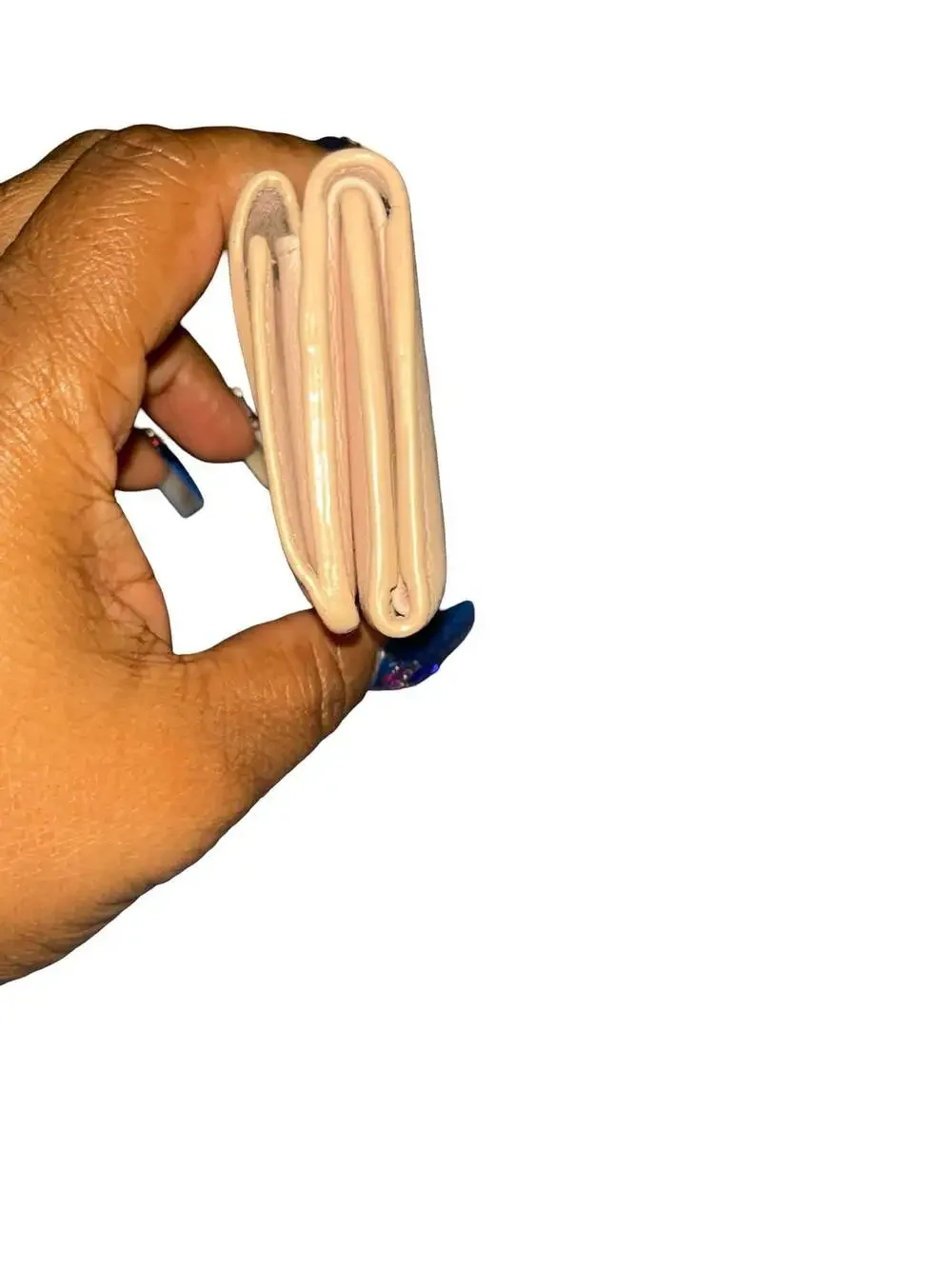 Balenciaga Papier Mini Trifold Wallet in Pink Leather